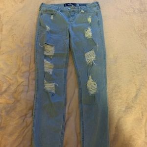 NEW hollister crop jeans
